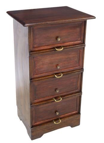 ANTIQUE FRENCH FOUR DRAWER OFFICE 3c0297