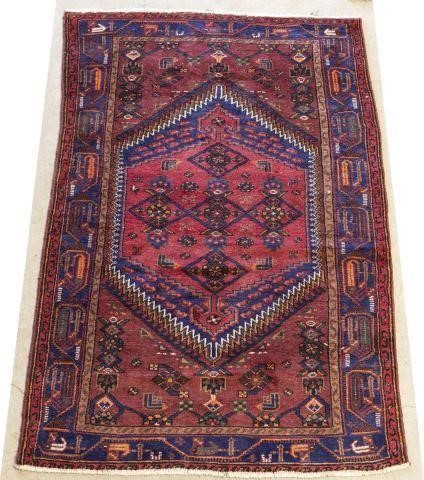 HAND TIED PERSIAN ZANJAN WOOL RUG  3c02a4