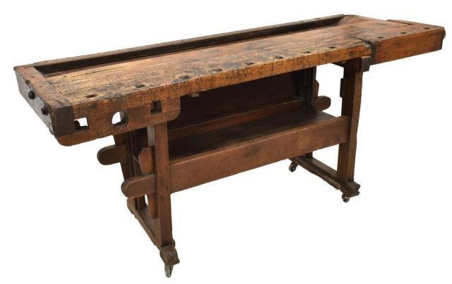 CRAFTSMAN MIXED WOOD WORK BENCH