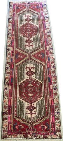 HAND-TIED PERSIAN AZERBAIJAN RUNNER,