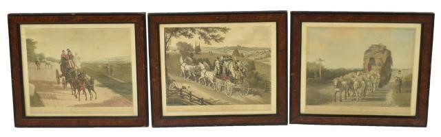 (3) ENGLISH TRANSPORTATION ETCHINGS,