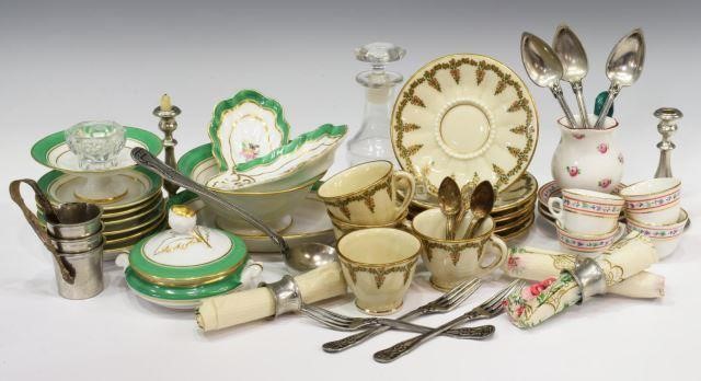 FRENCH CHILD'S MINIATURE TEA SETS,