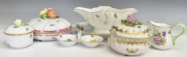  6 COLLECTION OF HEREND PORCELAIN 3c0391