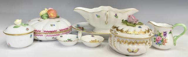 (6) COLLECTION OF HEREND PORCELAIN