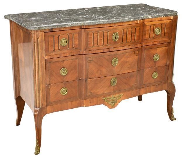 FRENCH LOUIS XV STYLE MARBLE-TOP