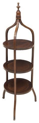 ENGLISH STYLE MAHOGANY THREE TIER 3c03ab