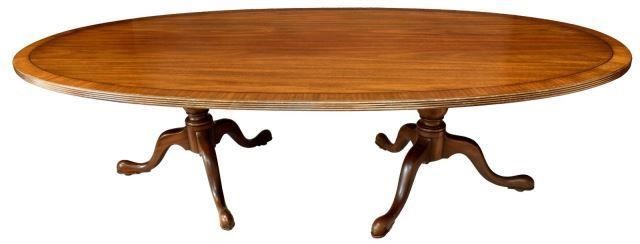 KITTINGER MAHOGANY DOUBLE PEDESTAL