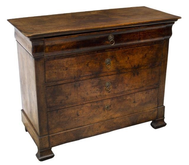 FRENCH CHARLES X FOUR DRAWER MAHOGANY 3c0430