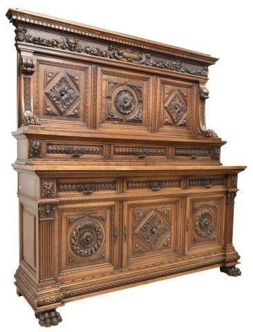 ITALIAN RENAISSANCE REVIVAL WALNUT