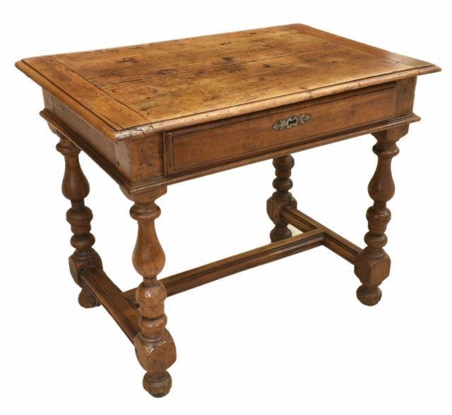FRENCH MIXED WOOD WORK TABLE 19TH 3c0487