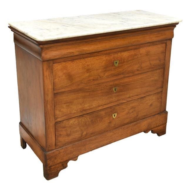 FRENCH LOUIS PHILIPPE MARBLE TOP 3c04c8