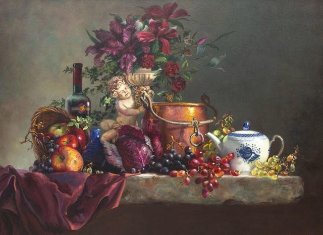 FRAN DI GIACOMO (B.1944), STILL LIFE