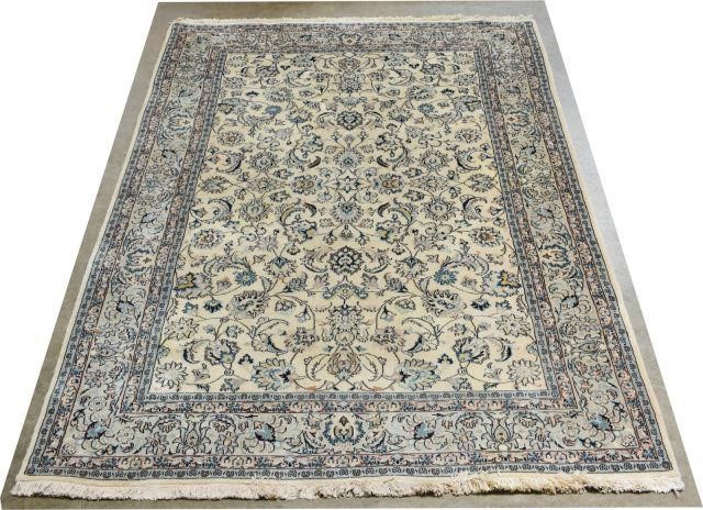 HAND TIED PERSIAN MASHAD RUG 8 6  3c04fa