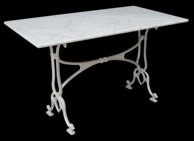 FRENCH PARISIAN MARBLE TOP CAST 3c0525
