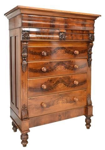 VICTORIAN MAHOGANY SCOTTISH CHEST 3c052e