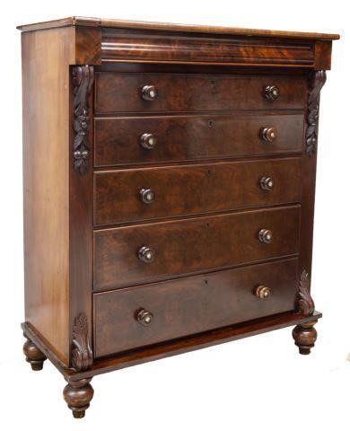 VICTORIAN MAHOGANY SCOTTISH CHEST 3c052f