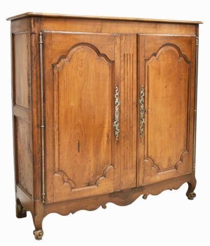 FRENCH LOUIS XV PANELED TWO DOOR