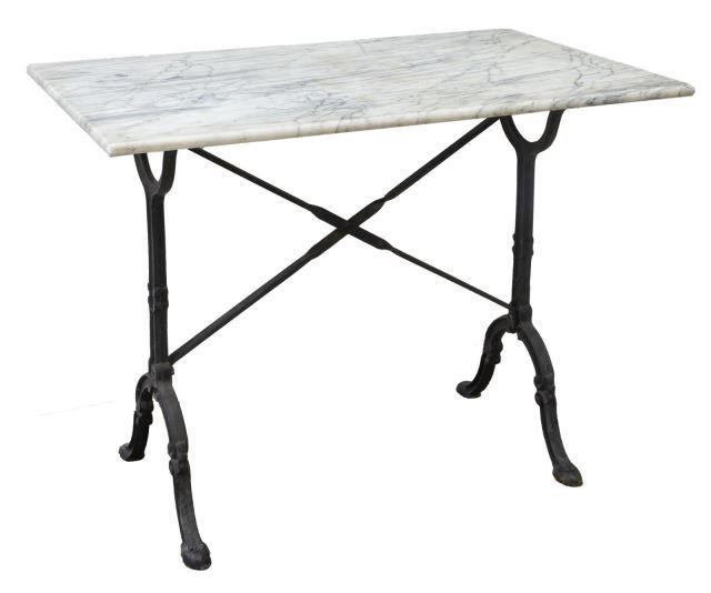 FRENCH PARISIAN MARBLE TOP CAST 3c0560