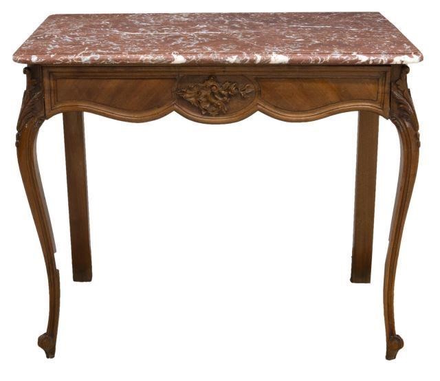 FRENCH LOUIS XV STYLE MARBLE TOP 3c0567