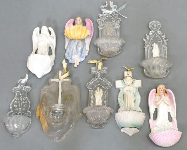 (9) RELIGIOUS GLASS & PORCELAIN