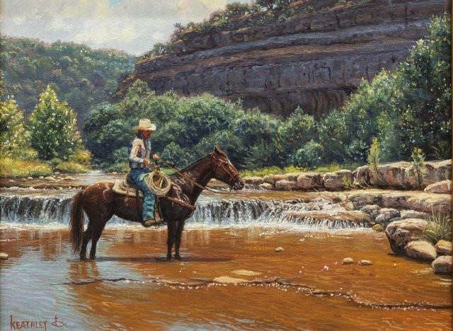 MARK KEATHLEY (B.1963) WESTERN