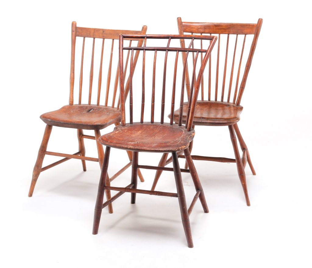 THREE EARLY AMERICAN CHAIRS First 3c05e5