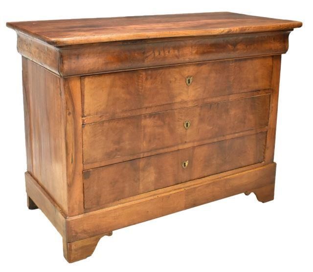 FRENCH LOUIS PHILIPPE WALNUT FOUR DRAWER 3c060f