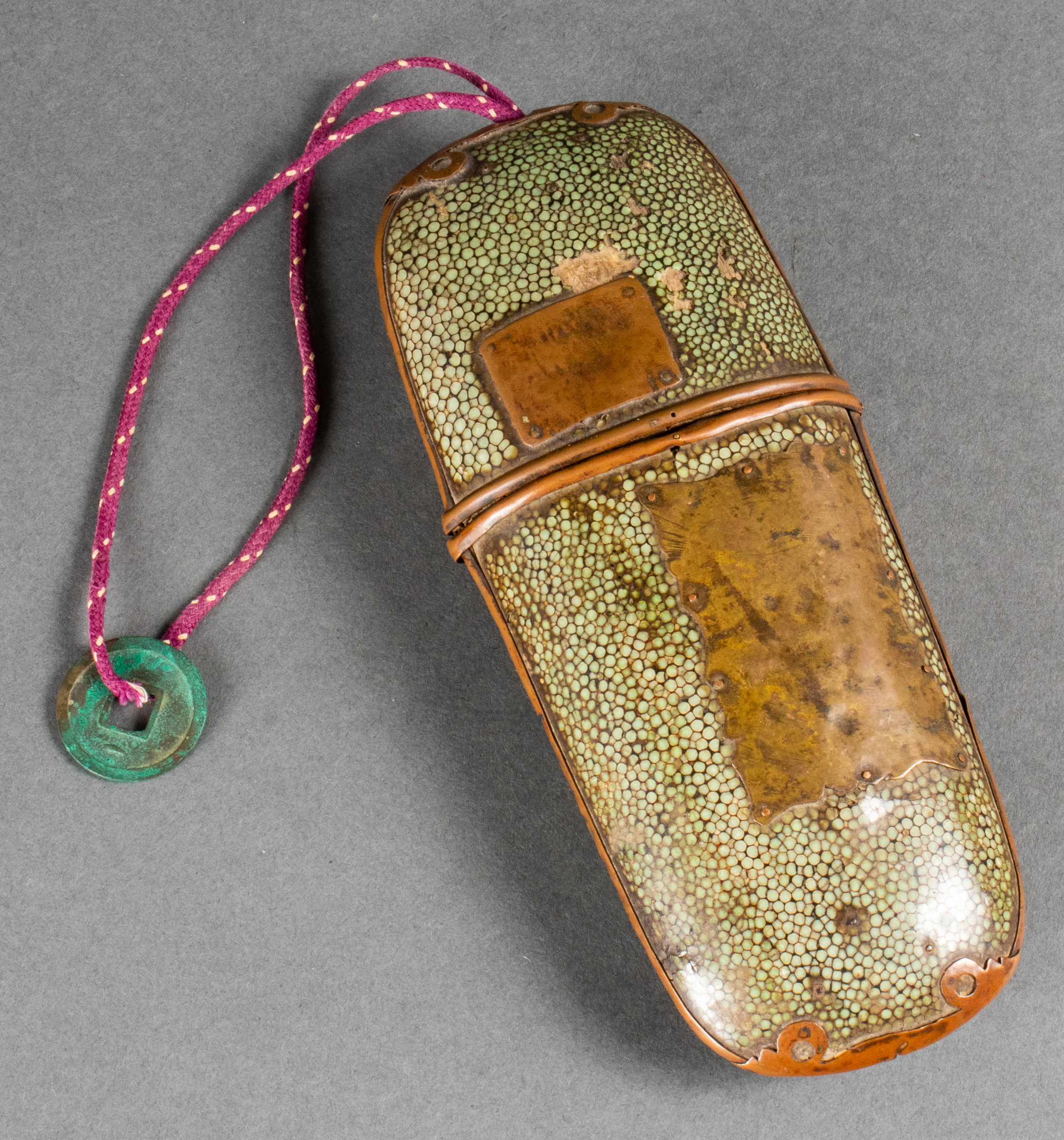 CHINESE SHAGREEN GLASSES CASE,