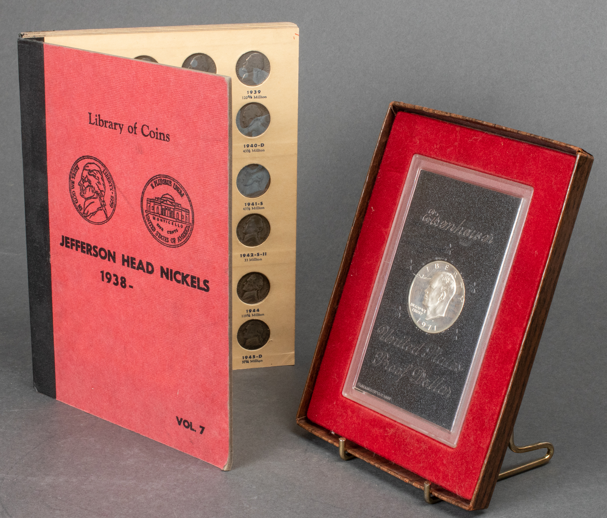 US MINT JEFFERSON NICKELS & EISENHOWER