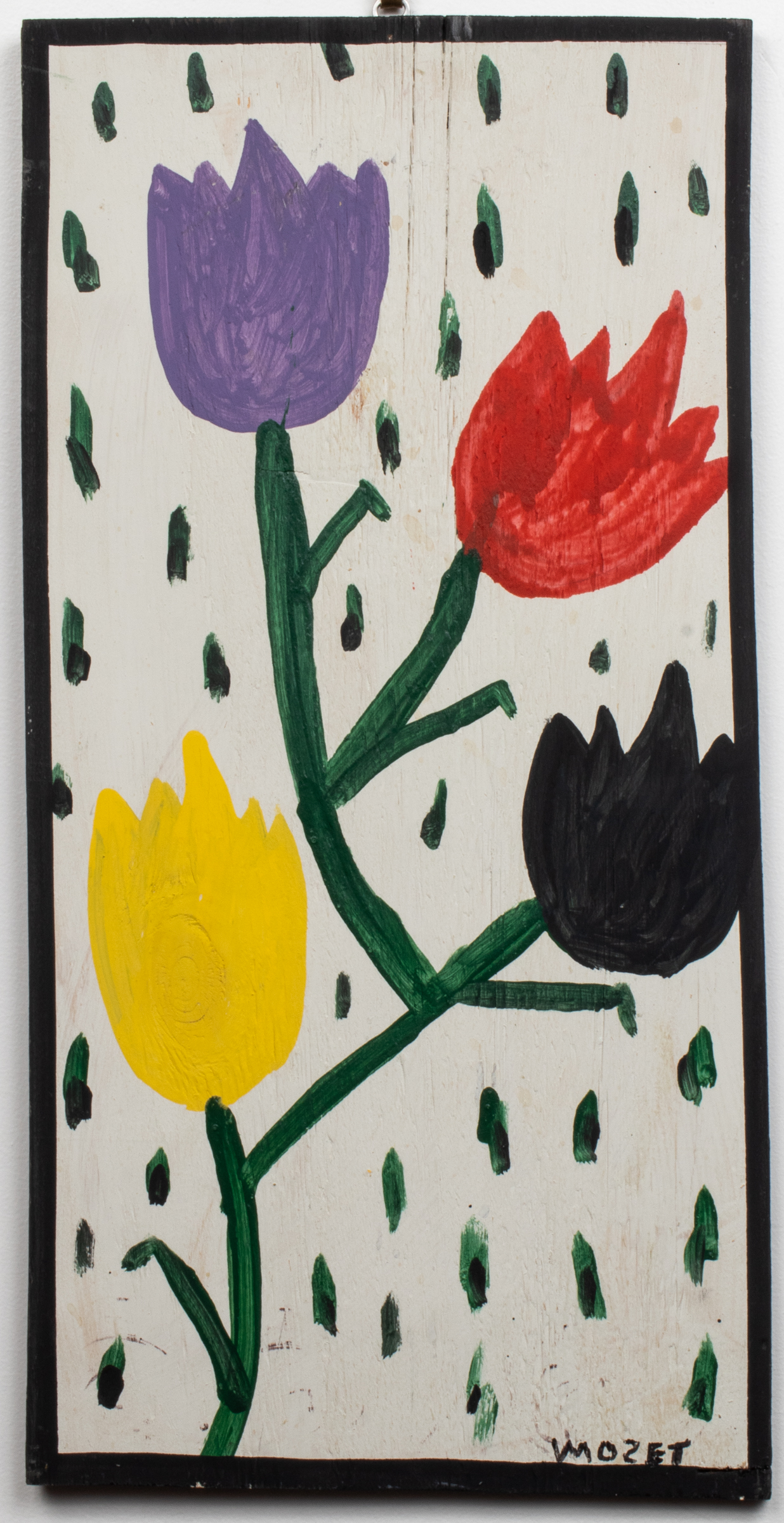 MOSE TOLLIVER OUTSIDER ART TULIPS 3c2f71