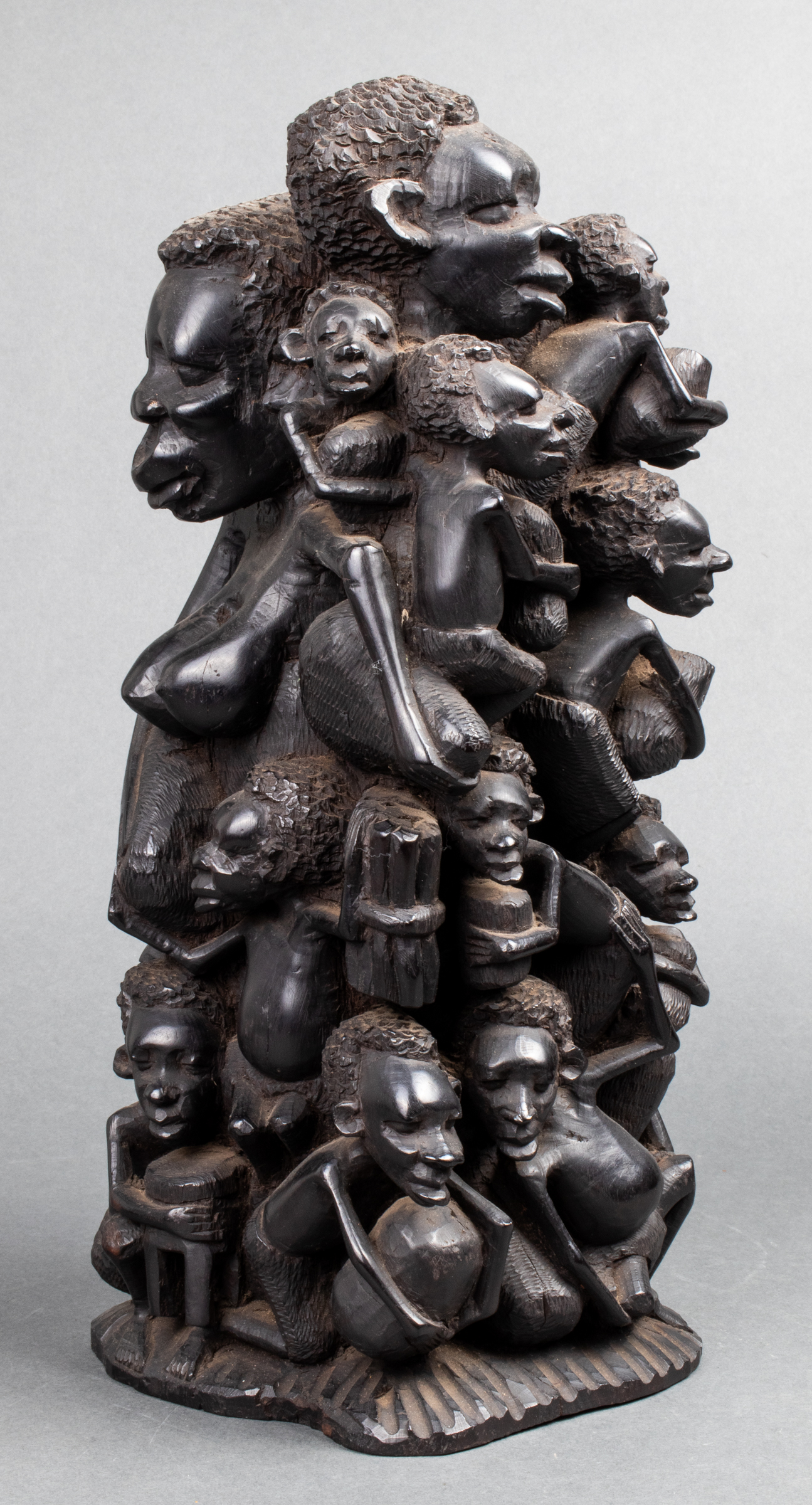 AFRICAN MAKONDE FAMILY TREE SCULPTURE  3c2fa6