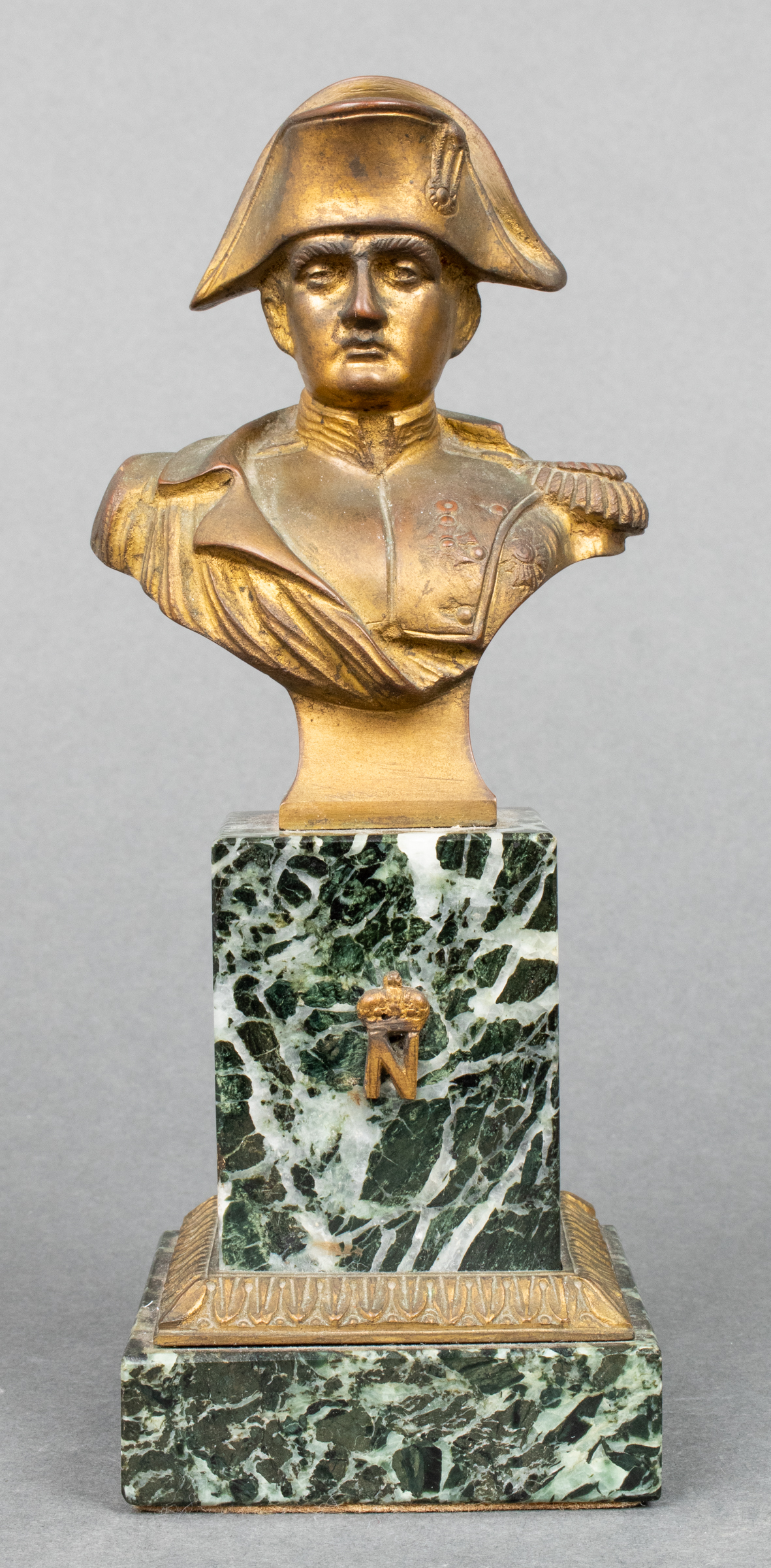 BRONZE BUST OF NAPOLEON ON MARBLE 3c2ffe