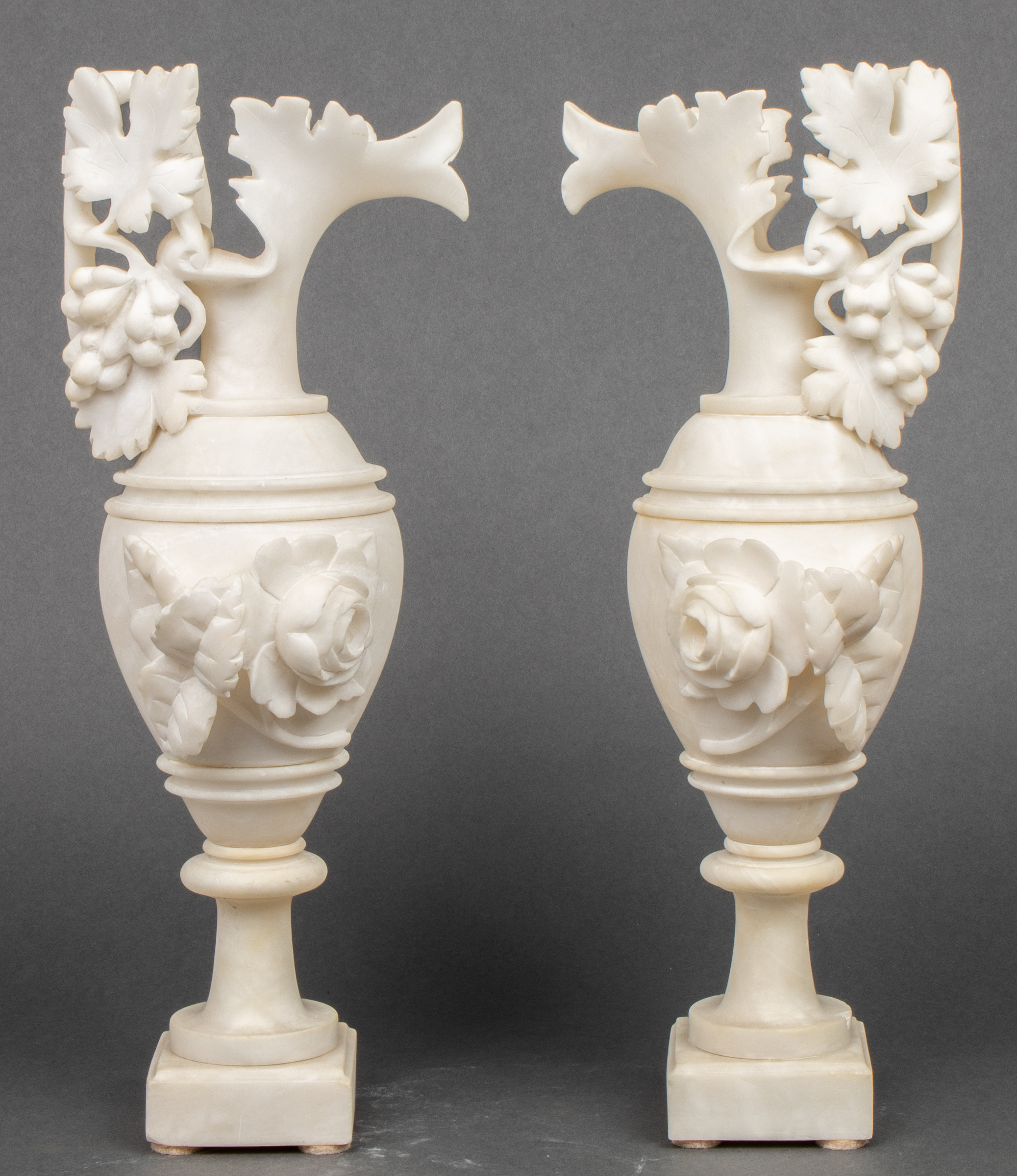 NEOCLASSICAL MANNER CARVED ALABASTER 3c306c