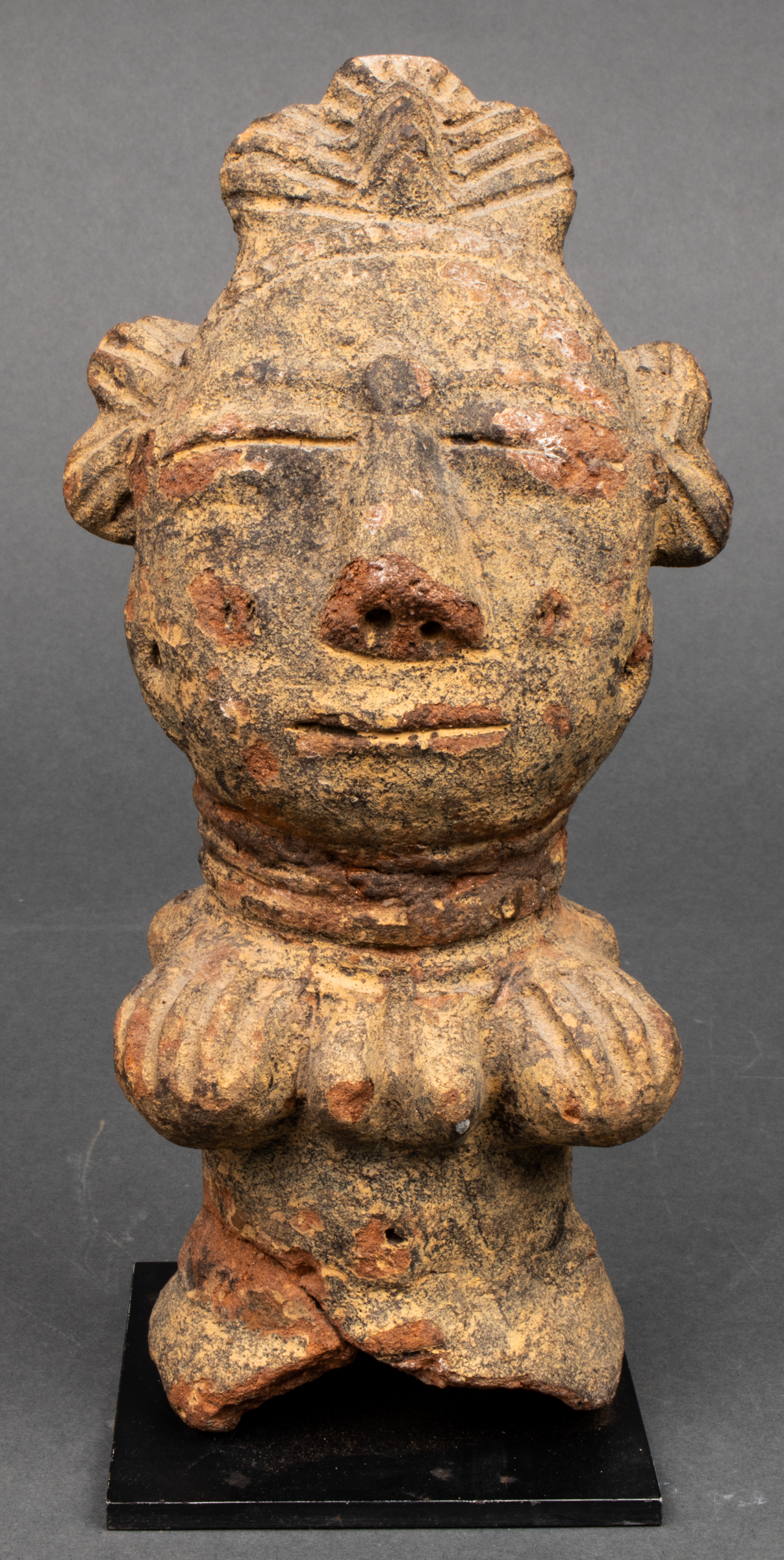 AFRICAN POTTERY FIGURE FRAGMENT 3c30a5