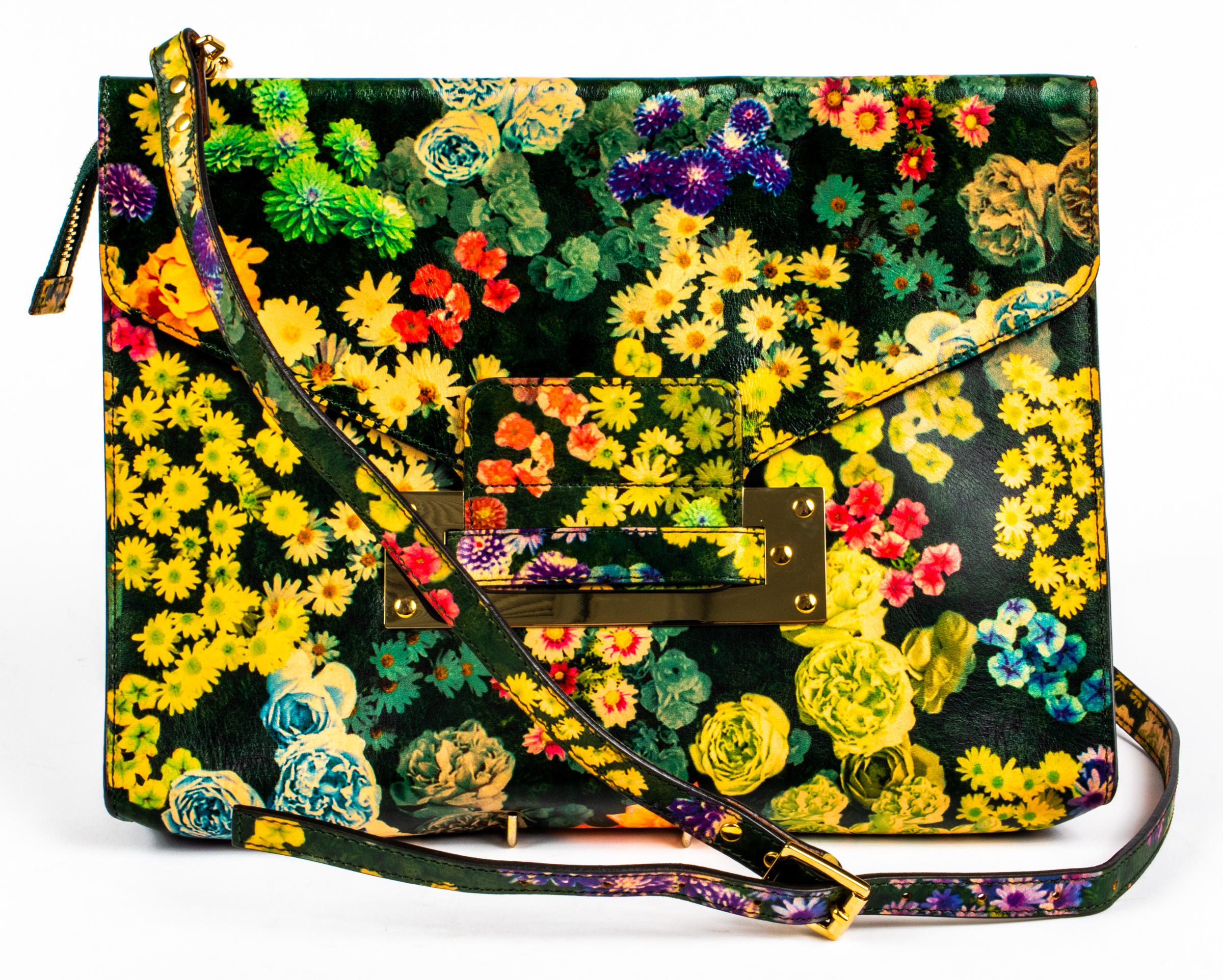 SOPHIE HUKME FLORAL SOFT LEATHER