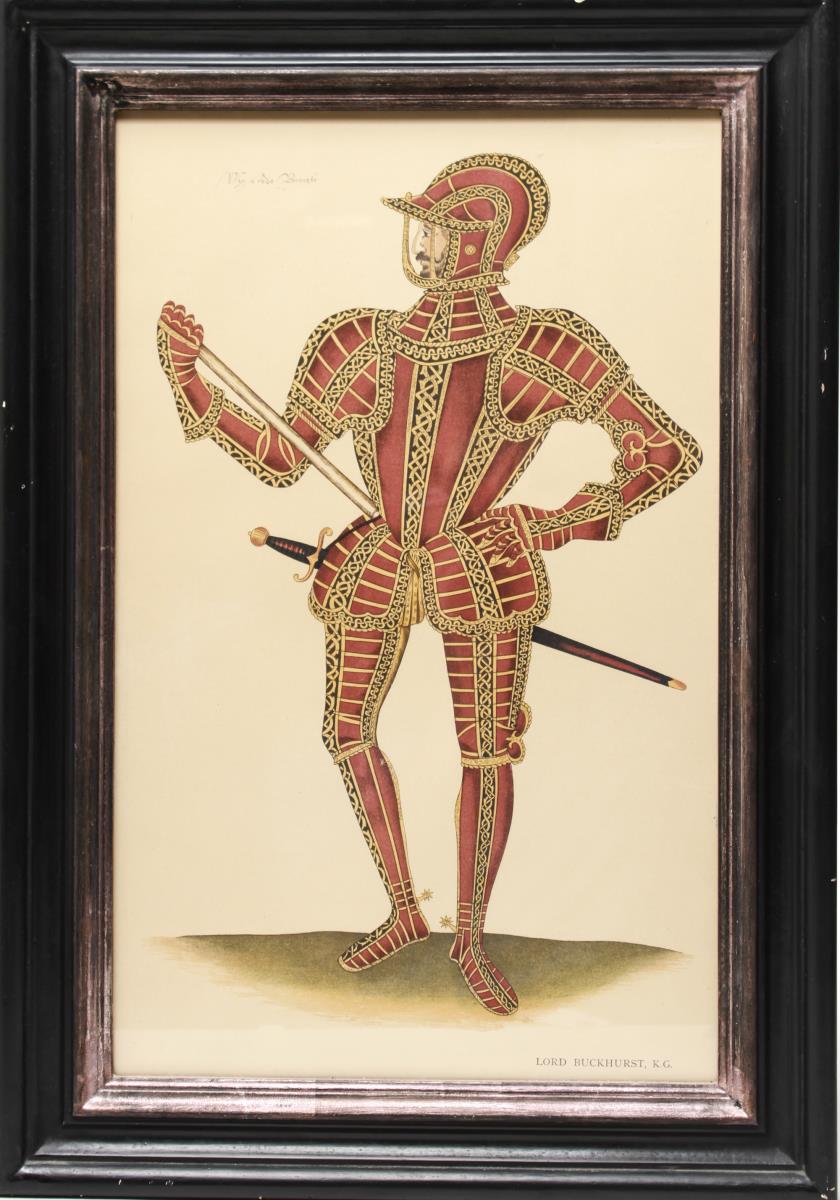 TUDOR MILITARY SUIT OF ARMOR PRINT  3c3126