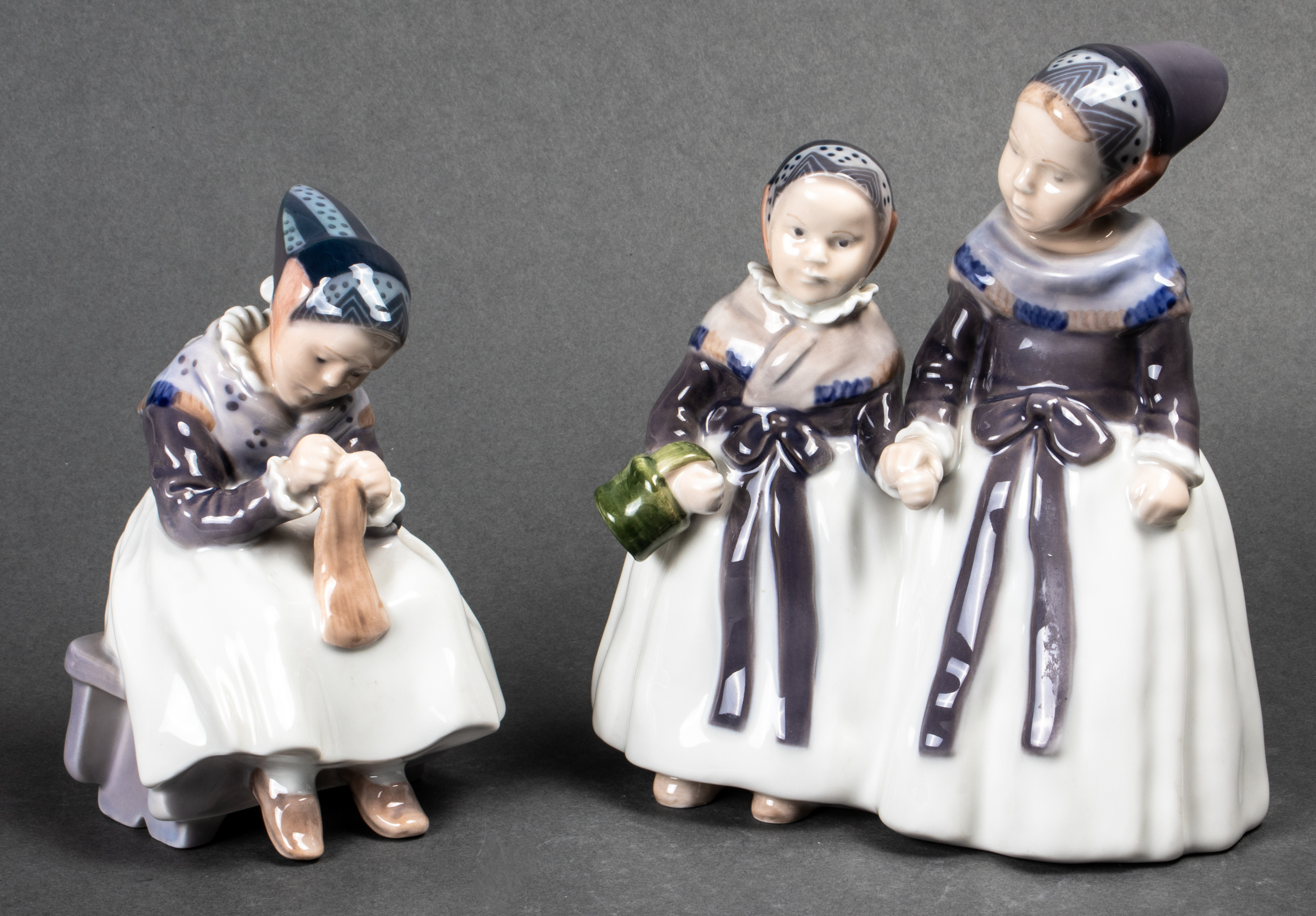 ROYAL COPENHAGEN PORCELAIN FIGURES 3c3140