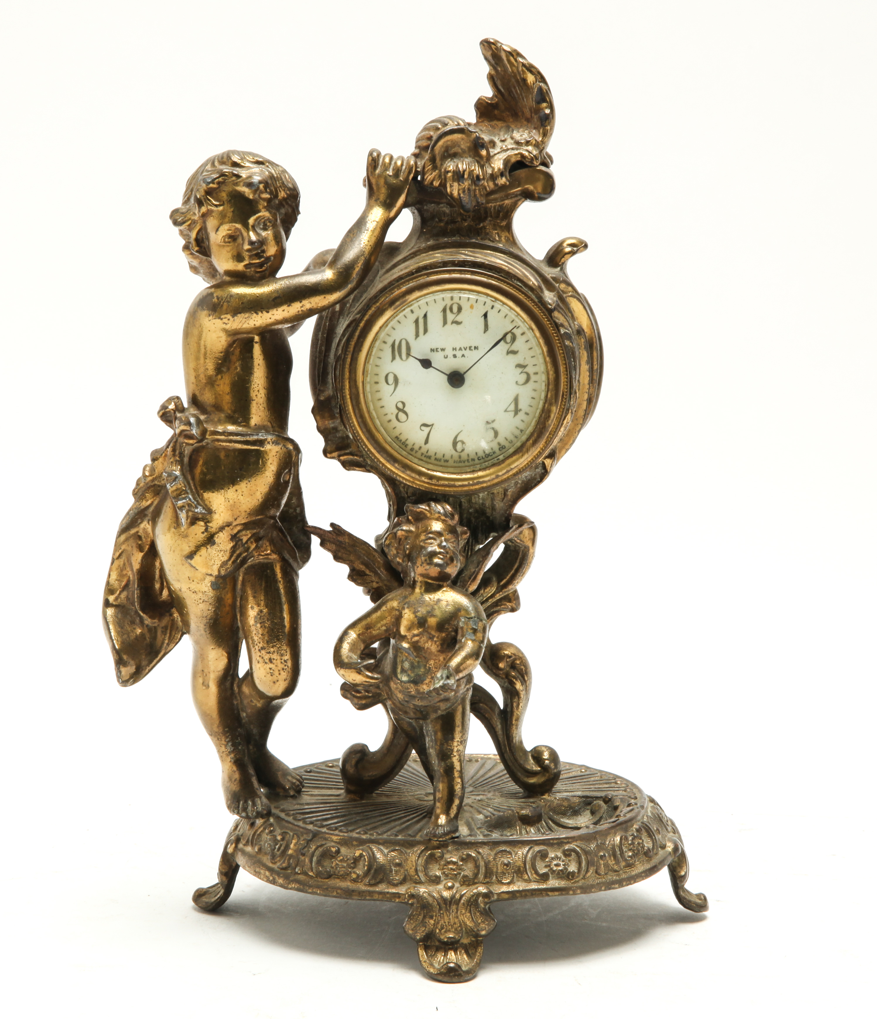 NEW HAVEN CLOCK CO ROCOCO MANNER 3c314d