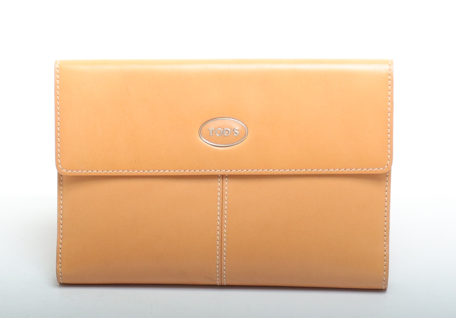 TOD S DESIGNER TAN LEATHER WALLET 3c31c3