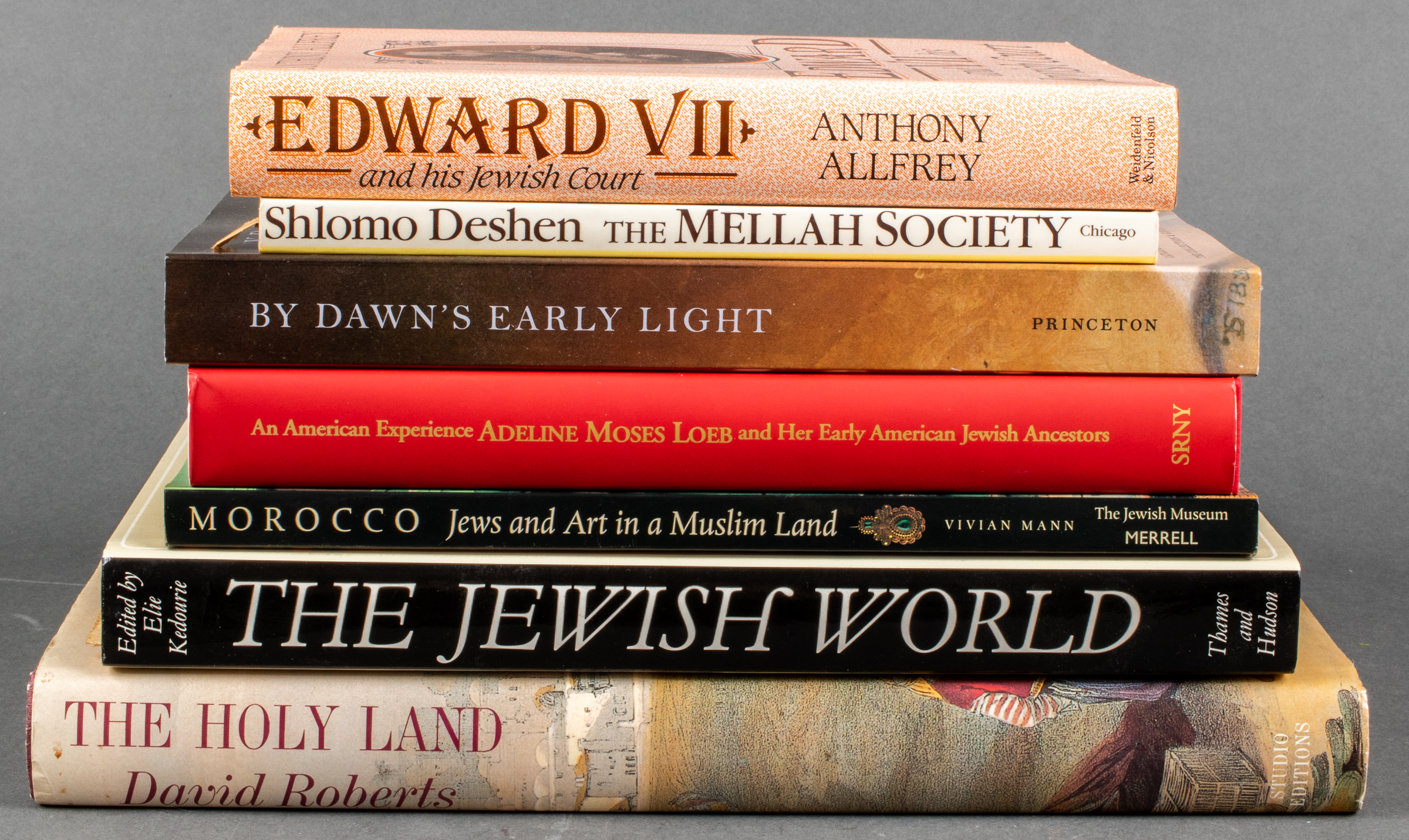 GROUP OF BOOKS ON JEWISH LIFE AND