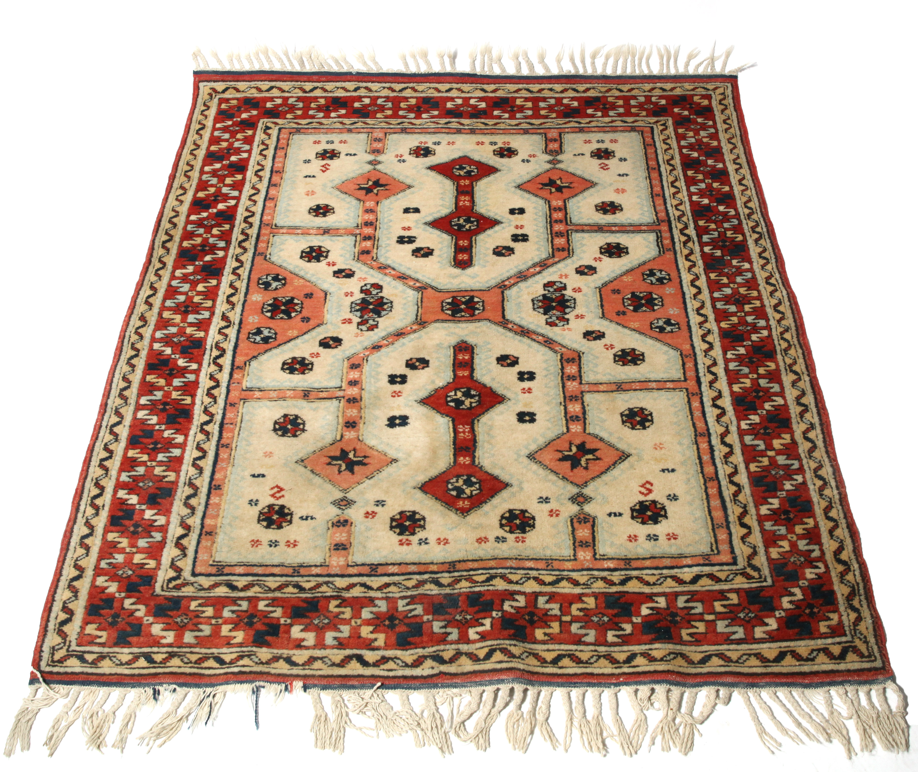 CAUCASIAN KAZAK RUG 5 1 X 4  3c329b