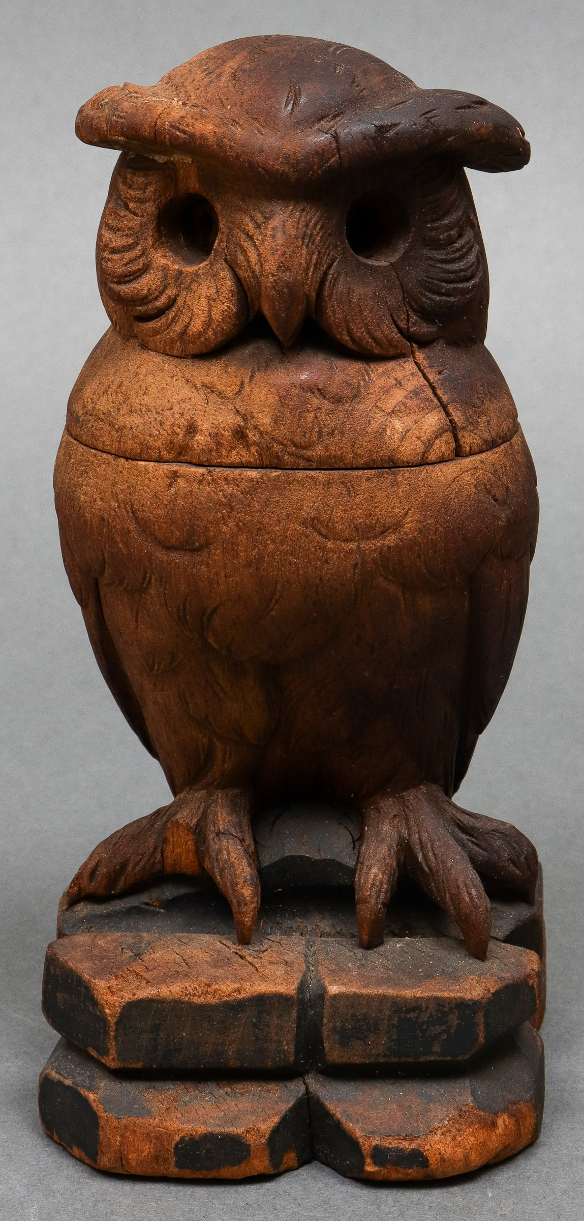 GERMAN BLACK FOREST CARVED OWL