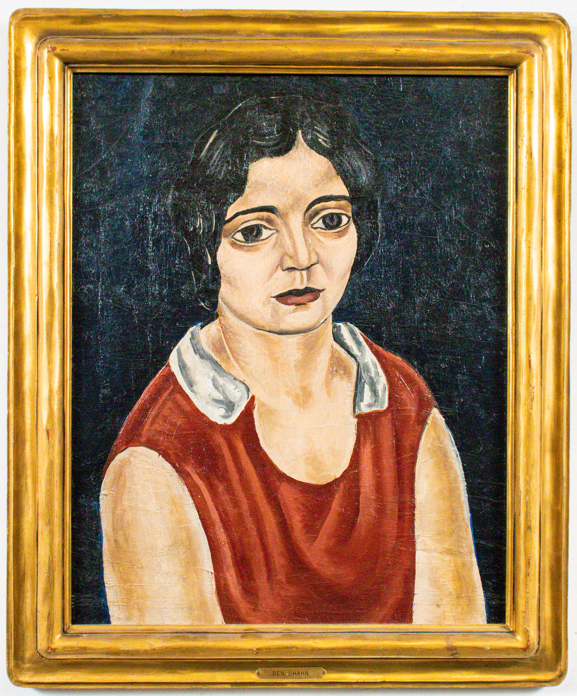 BEN SHAHN PORTRAIT OF ANNA LINDEN  3c32d6