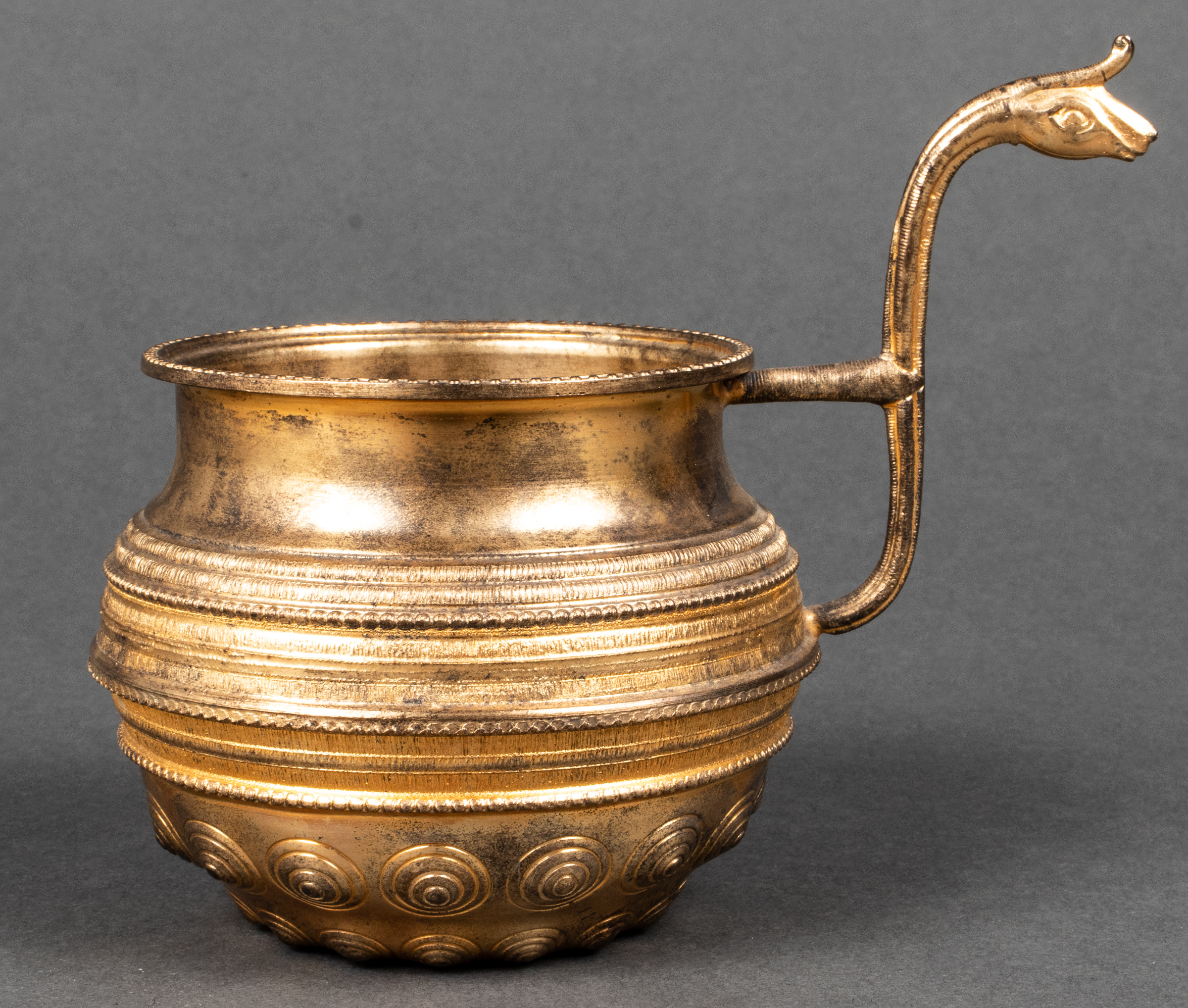 LALAOUNIS GILT-SILVER GREEK ANIMAL