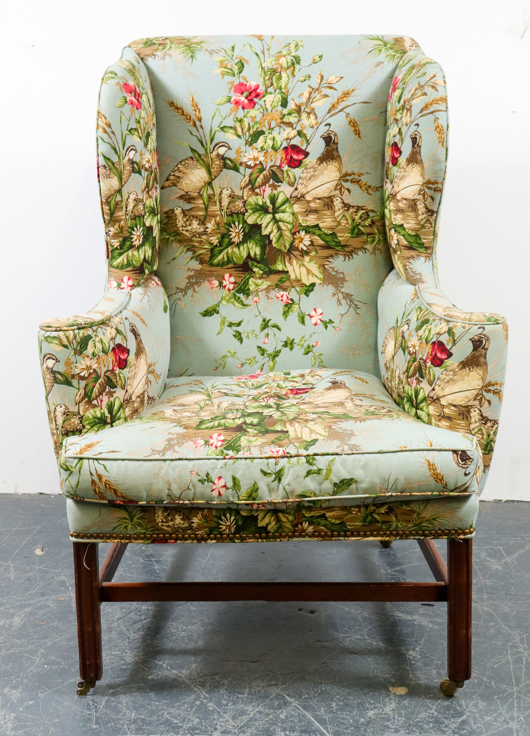 SCALAMANDRE UPHOLSTERED GEORGIAN 3c33e8