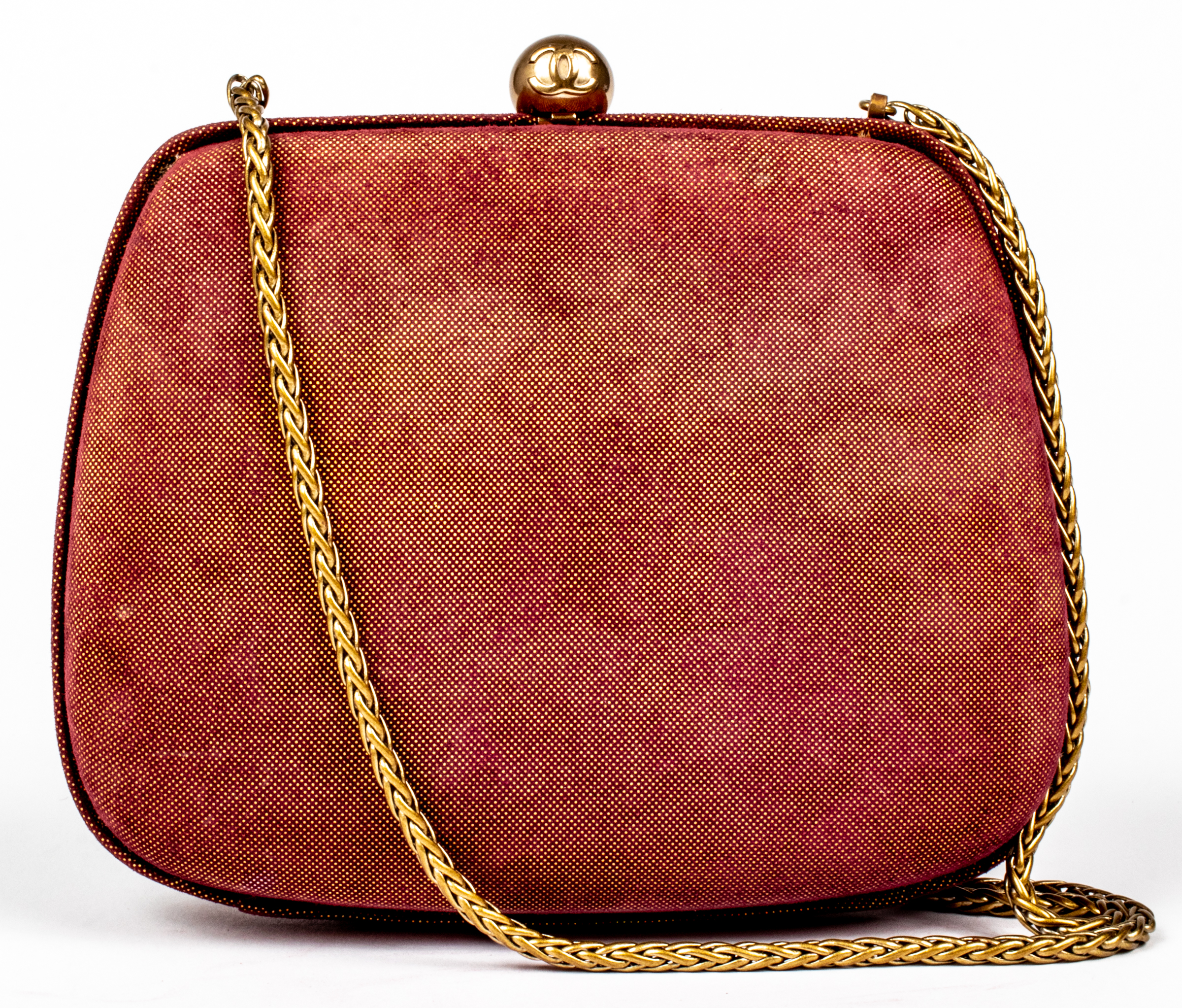 CHANEL IRIDESCENT RED MINAUDI RE 3c3400