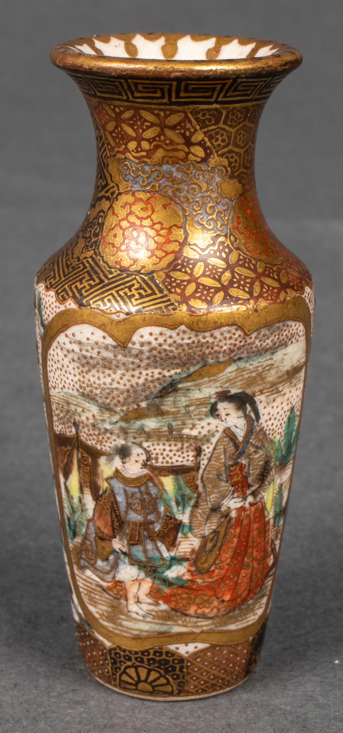 JAPANESE SATSUMA PORCELAIN MINIATURE