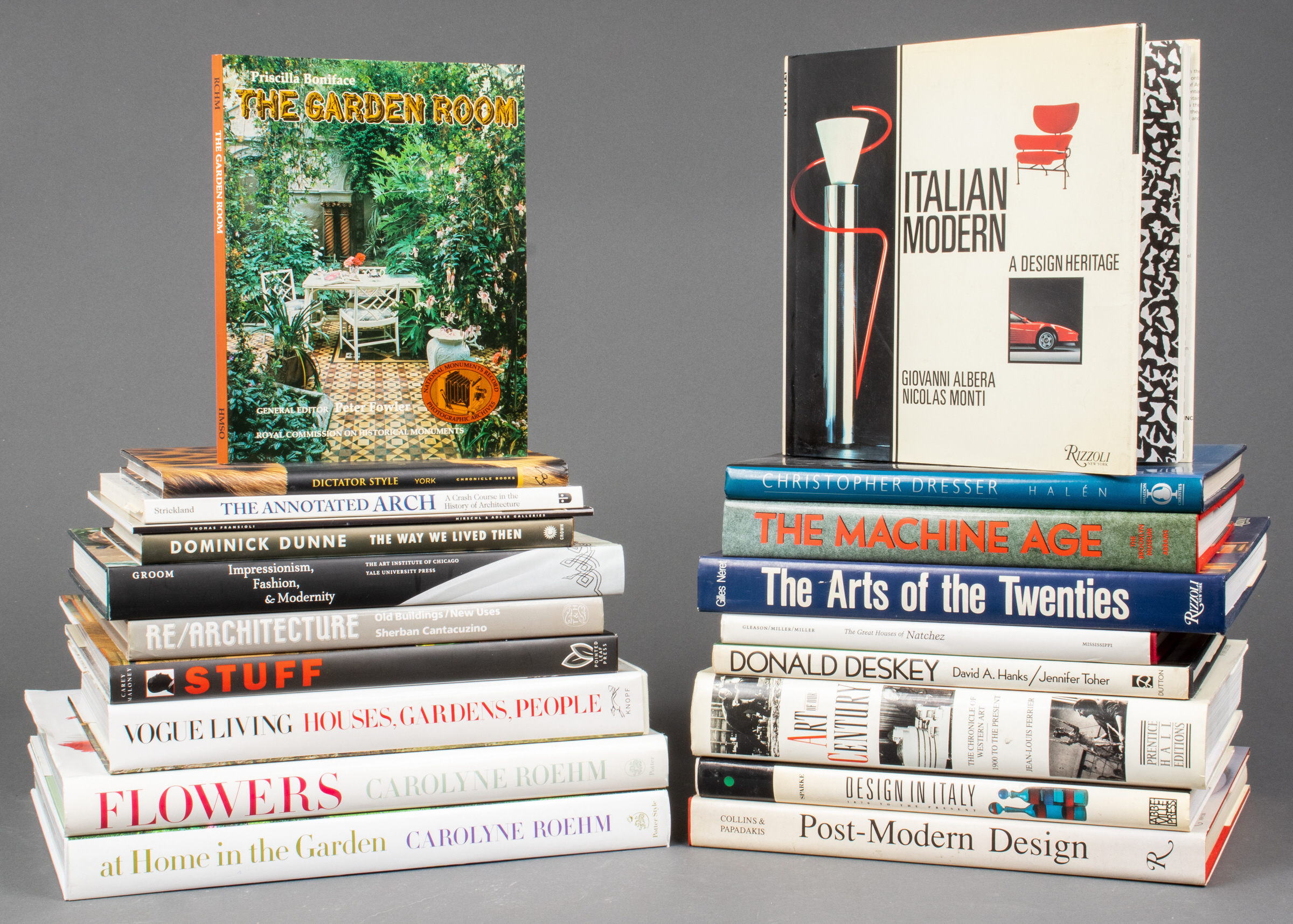 GROUP OF BOOKS ON ARCHITECTURE, STYLE