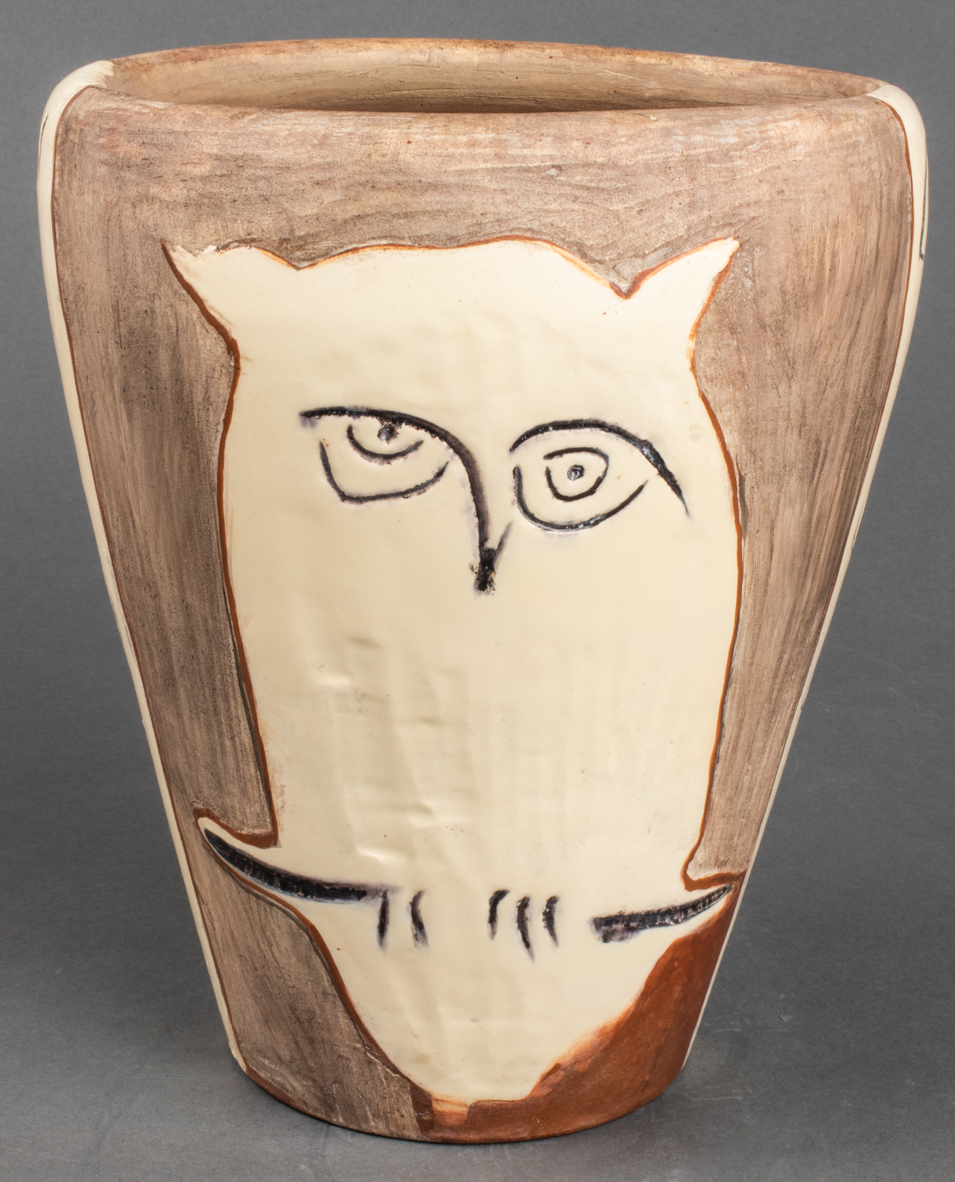 PABLO PICASSO FACE AND OWL POTTERY 3c34ee