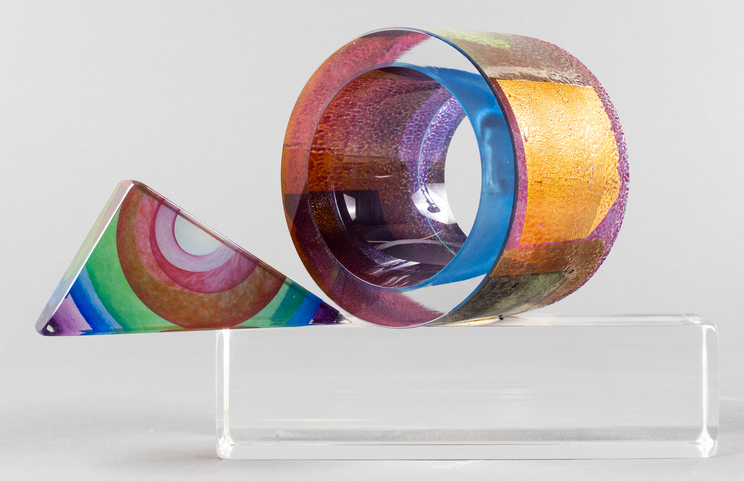 LEON APPLEBAUM MODERN ART GLASS 3c3579